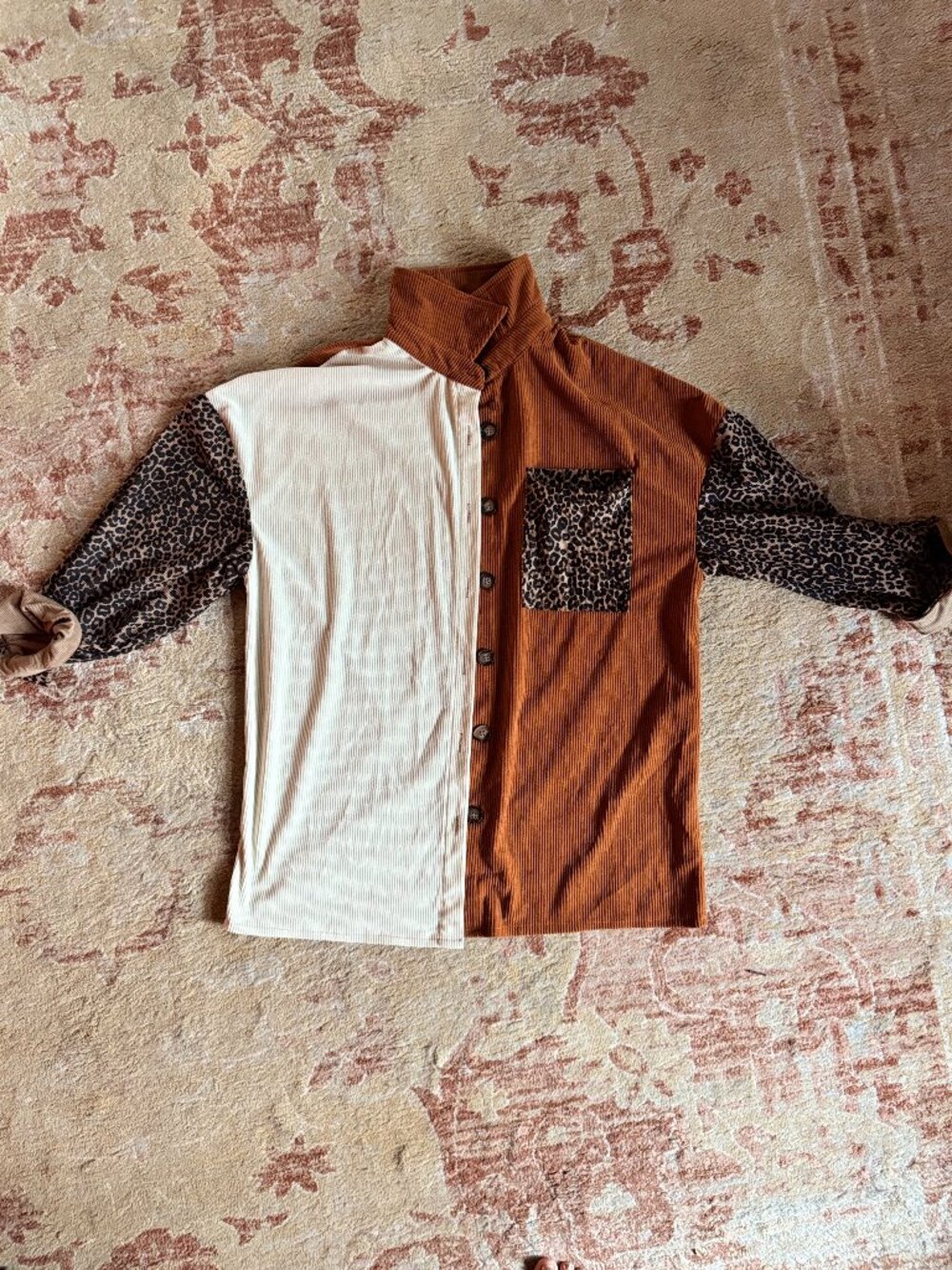 Corduroy Patchwork Style Jacket (Medium)